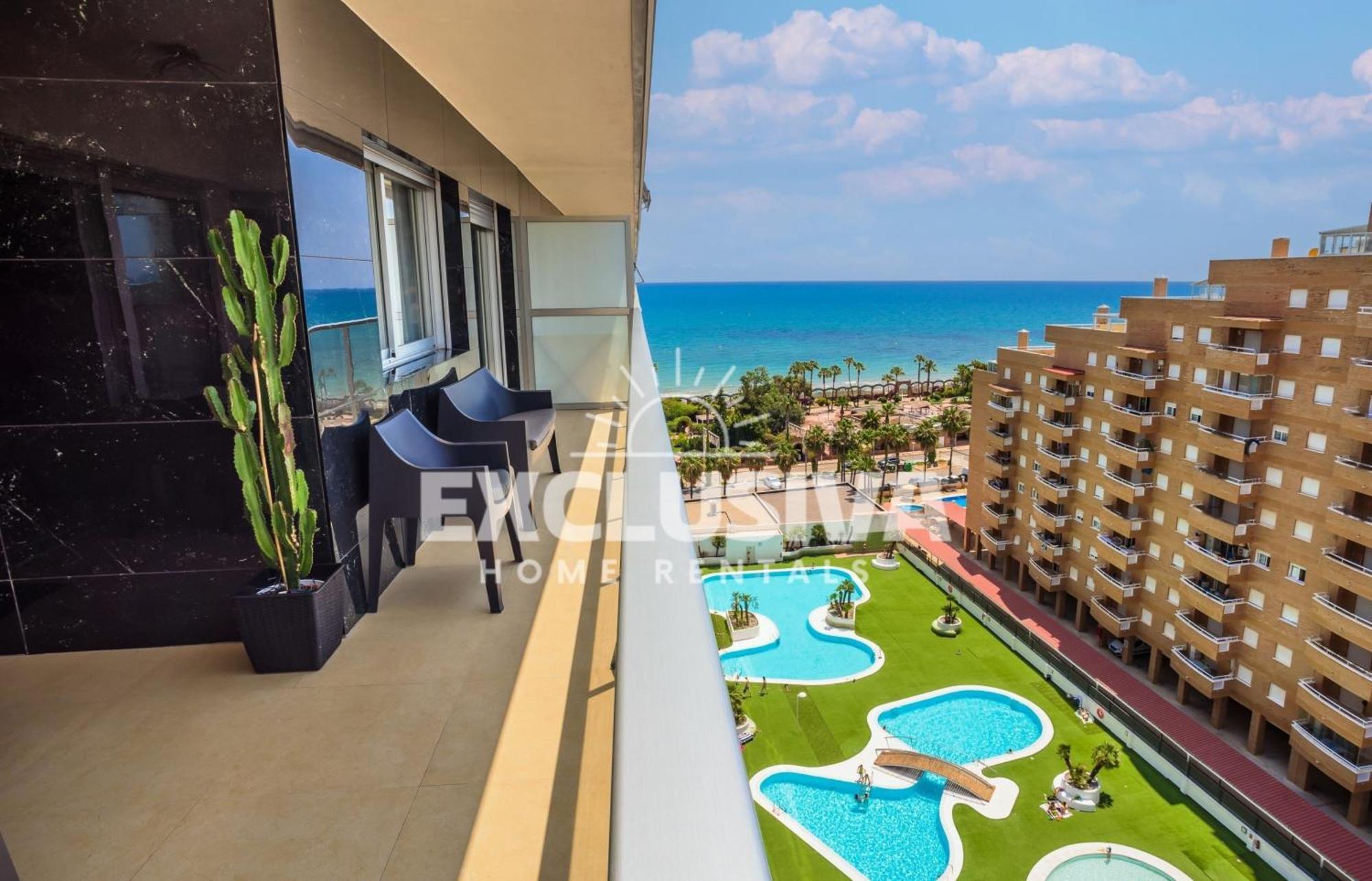 אורופסה דל מר Apartamento Albamarina, 1ªlinea, Magic World, Vistas Al Mar! מראה חיצוני תמונה